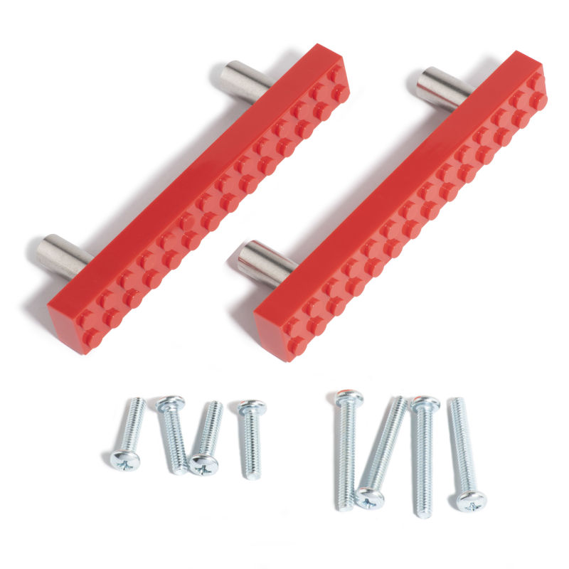 Red Drawer Pulls