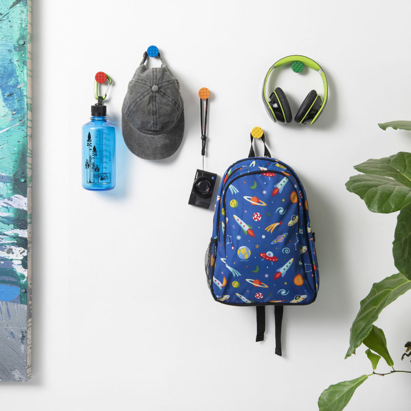 Wall hangers in use